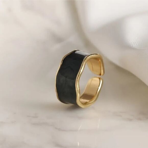 Adjustable Multicolor Enamel Ladies Rings - Picture 5 of 11